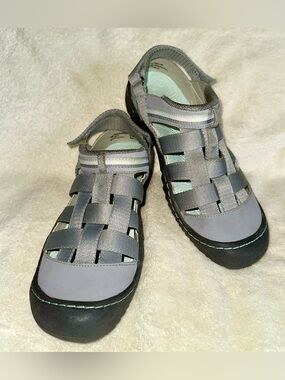 JBU Jambu Olympia Water Ready Fisherman Sandals Grey Vegan Hiking Women’s 10M
